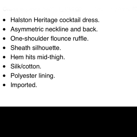 Halston Heritage Asymmetrical Dress - Picture 5 of 6